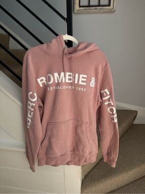 Abercrombie & Fitch Rose Pink Logo Hoodie